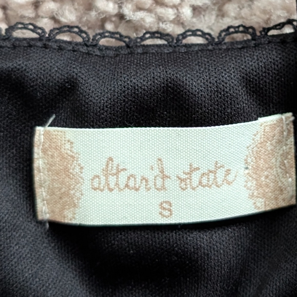 Altar'd State Black Star Patterned Mini Dress Siz… - image 5